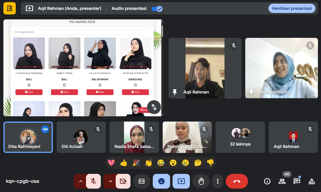 Kunjungan Putri Hijab Indonesia